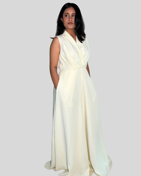 Folded Silence Armani Dress